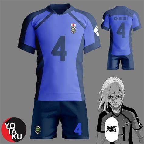 Blue Lock jersey - Hyoma Chigiri no 4